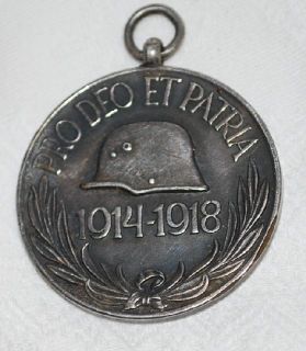 LL165/ ORDEN Medaille Auszeichnung 1.WK PRO DEO PATRA 1914 18 Ungarn