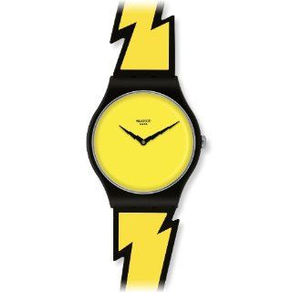 Swatch Herren Armbanduhr Lighting Flash SUOZ104 Uhren