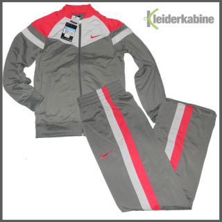 Nike Boys Garcons Kinder Trainingsanzug Gr. 152 158 Grau (DH3)