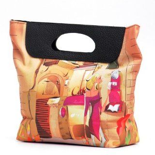 Designer Retro Damen Handtasche Henkeltasche Mittelgroß Pop Art