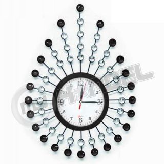 Design Wanduhr 310SB Kristall Modern Designer Uhr Küchenuhr Bürouhr
