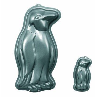 Birkmann 211148 Backform Pinguin, antihaft, 29 x 6.5 cm, ca. 1300 ml