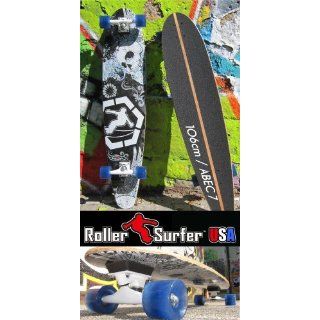 ROLLERSURFER Longboard 106 cm ABEC 7 Skateboard Surfing on Street Typ
