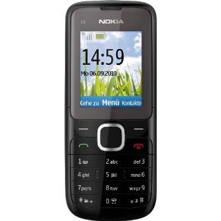 Nokia C1 01 Handy (4,6 cm (1,8 Zoll) Display, Micro USB, VGA Kamera