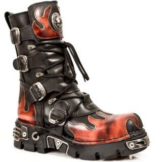 New Rock Boots Unisex Stiefel   Style 591 S1 rot