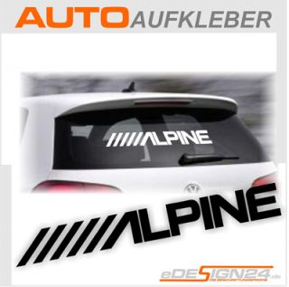 E171 Alpine Autoradio Radio Aufkleber Sticker Auto NEU