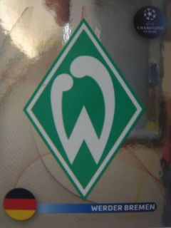 Panini CL 08/09 # Werder Bremen Wappen Emblem # 179