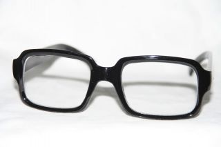 Nerd Brille Modebrille medium Herren Hornbrille schwarz Fashion