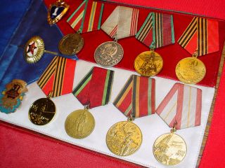 KONVOLUT 11 St Orden Medaille Russland Sammlung Russia Order Medal