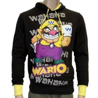 WARIO Super Mario NINTENDO WII Hoodie Sweatshirt Sport