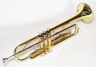 Sonderangebot goldene Bb Trompete mit Koffer, NEUWARE