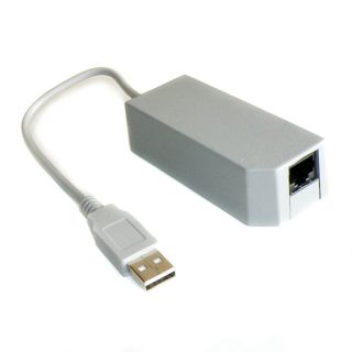 USB Internet LAN Network Adapter Connector For Wii New
