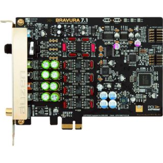AuzenTech X Fi Bravura 7.1 Sound Soundkarte intern PCIe 192 kHz/24 Bit