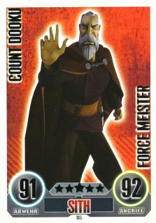 COUNT DOOKU Force Meister Ka.185 Star Wars Force Attax