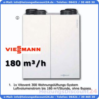 VIESSMANN VITOVENT 300 LÜFTUNGSGERÄT 180 m³/h