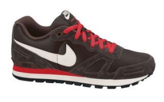 Nike Air Waffle Trainer Leather Schuhe Braun Rot NEU