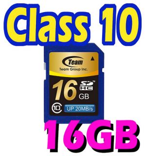 Team 16GB 16G Class 10 SD SDHC Karte Speicherkarte Extreme Speed