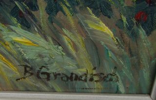 GRANDISCH (1908 1983) Feldblumen, Öl/Leinen, gerahmt,(191 13095