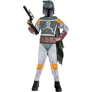 Star Wars Kostüm Boba Fett Gr. L 134 140 Spielzeug