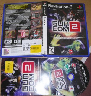 GUNCOM 2 (GCON G CON) Playstation 2 PS2 + (PS3 But Only 60gb + 20gb