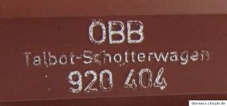 Kleinbahn Talbot Schotterwagen der ÖBB Spur H0