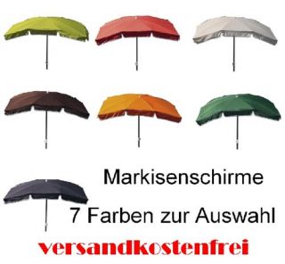 Markisenschirm Sonnenschirm 210 x140 cm 7 Farben zur Auswahl