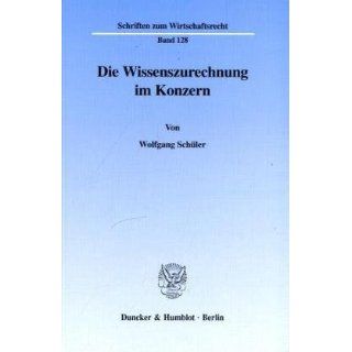 zum Wirtschaftsrecht; WR 128) Wolfgang Schüler Bücher