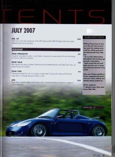 Kit Car Magazine 7/07 Marlin 5EXi R, GD Lola T70, Hallmark Cars