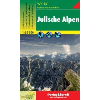 Freytag Berndt Wanderkarten, WK 141, Julische Alpen   Maßstab 150