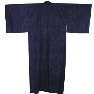 Kimono Herren, Yukata Kasuri XL Ki 522 02 63 Original aus Japan