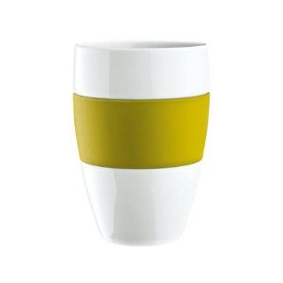 koziol Kaffeebecher Becher AROMA (Farbe solid senf) 