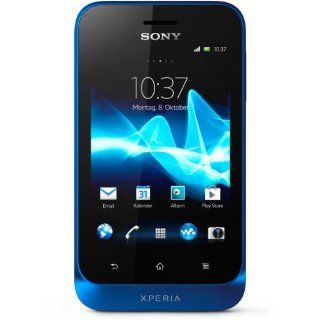 Sony Xperia tipo Smartphone 3,2 Zoll blau Elektronik