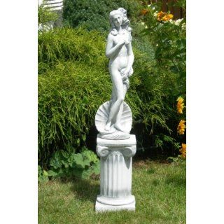 Skulptur Venus von Botticelli auf ionischer Säule H 91 cm Statuen aus
