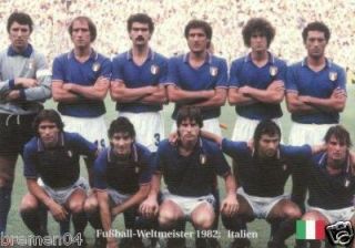 Fußball Weltmeister 1982   ITALIEN + BigCard #113