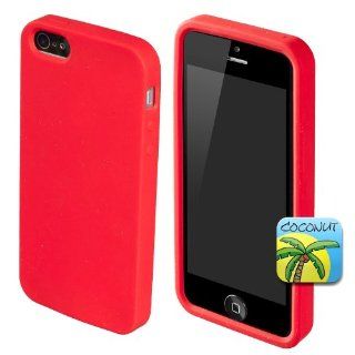 Coconut iPhone 5 Silikon Case   Rot (iPhone 5 Hülle Rot / Red)von