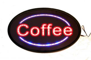 Led Coffee Schild 540 x 340 mm Leuchtkasten Leuchtreklame Neonschild