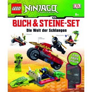 LEGO Ninjago Buch & Steine Set, m. Steine Set (147 LEGO Elemente u. 2