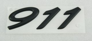 Porsche 993 911 Schriftzug Emblem Heck schwarz