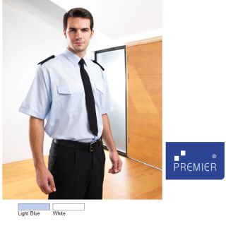 Premier Hemd Pilotenhemd Pilot kurzarm Größe 38 46
