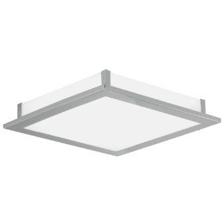 Eglo Wand / Deckenleuchte LED Modell Auriga / Stahl nickel matt / Glas