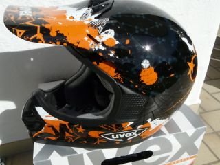 Moto Cross Helm UVEX SX 215 UVEX Neu M black orangeKTM