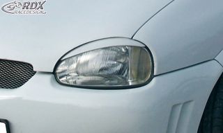 RDX Scheinwerferblenden Opel Corsa B Böser Blick ABS Blenden Spoiler