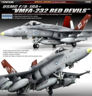 32 ACADEMY USMC F/A 18A+ VMFA 232 RED DEVILS **NEUHEIT**