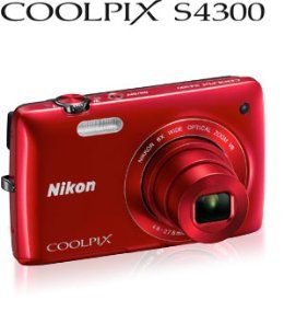 Nikon Coolpix S4300 Digitalkamera (16 Megapixel, 6 fach opt. Zoom, 7,6