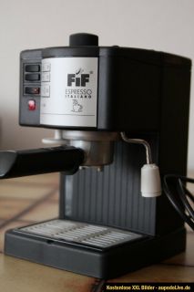FiF Espressomaschine   15bar   Kaffee Maschine Milchaufschäumer