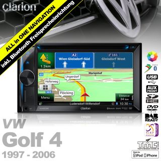 Clarion Doppel DIN Bluetooth DVD SD Navigationssystem Autoradio für