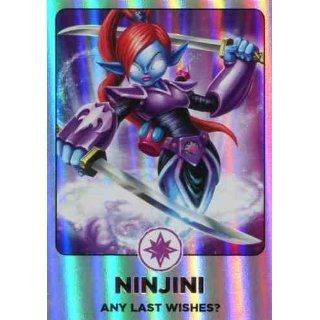 Skylanders Giants #170 Ninjini Rainbow Foil Trading Card [Toy] 