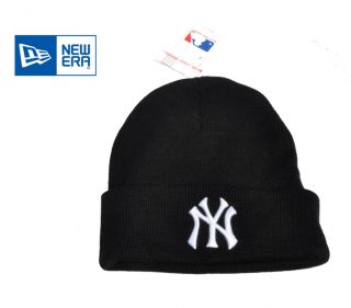 New Era New York Yankees Black Woolly/ Beanie Hat