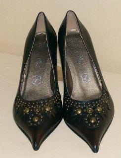 Damen Schuhe High Heels Pumps Dunkelbraun NEU # 880