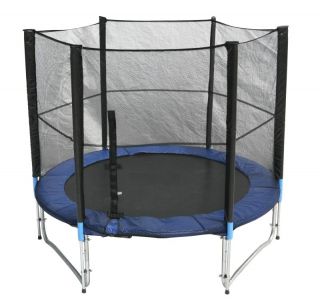 IDEALE Trampolin 244 cm Ø incl. Sicherheitsnetz, 150 kg